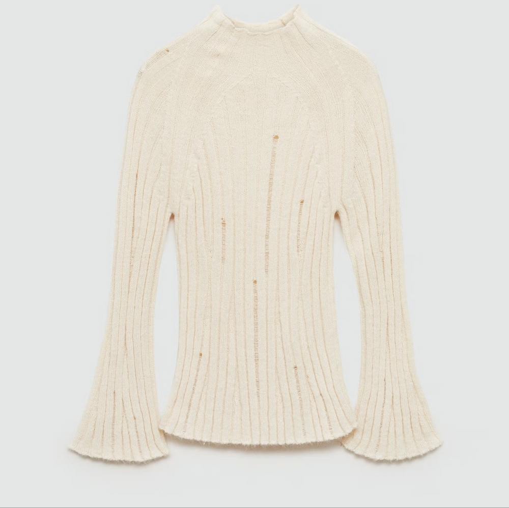 MANGO Ribbed Sweater - Picture 2 of 5